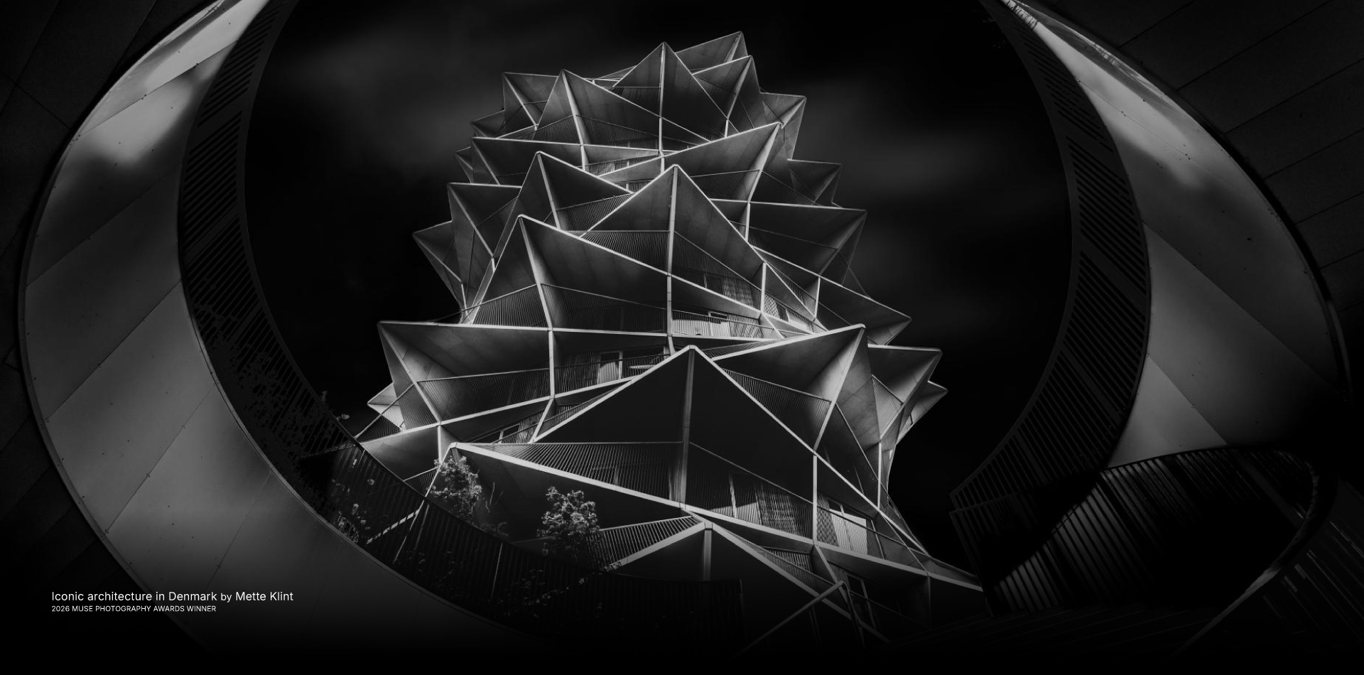 2026 MUSE Photographer Awards - Black & White Photography Winner (Amateur) - Iconic architecture in Denmark by Mette Klint