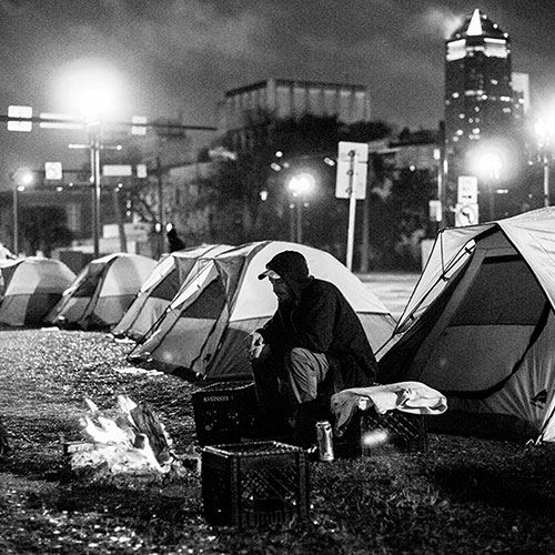 MUSE Photography Awards Gold Winner - TENSION: Homeless by Adam Rountree