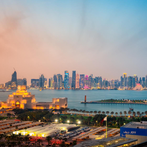 MUSE Photography Awards Gold Winner - Qatar Skyline by Nico Trinkhaus