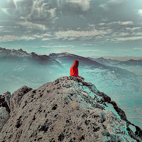 On top of the mountain - Photography Winner
