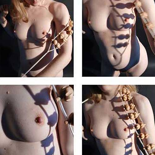 Cell Phone Camera - 3x3 Grids - Lenoir Nude in the Studio