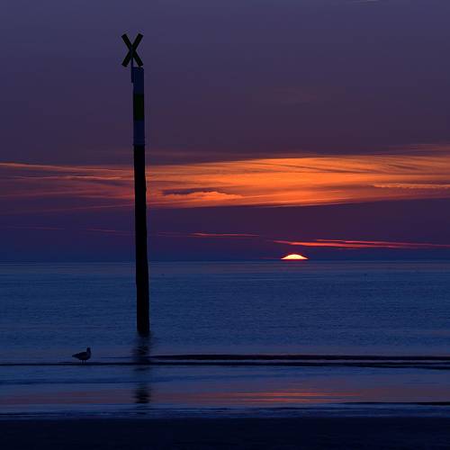 Sunset Scenes on The North Sea