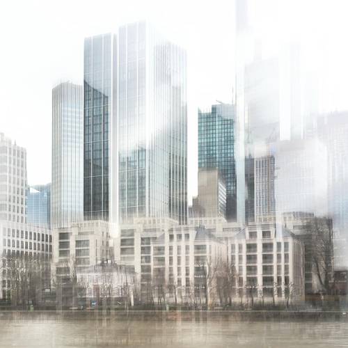 The Abstract Cityscape of Frankfurt am Main