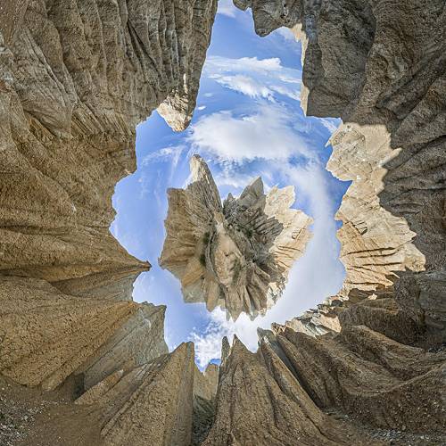 Inside the Omarama Clay Cliffs