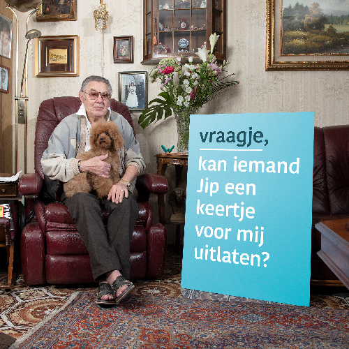 MUSE Photography Awards Silver Winner - Can someone take Jip out for a walk? by Joris van Elk