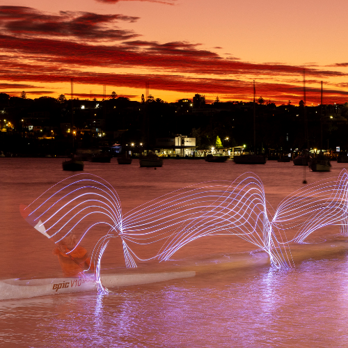 MUSE Photography Awards Category Winners of the Year Winner - night paddle by Andrea Francolini
