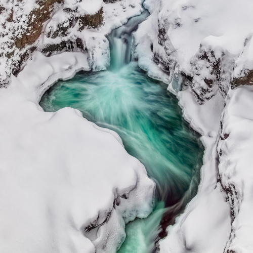 Winter Waterfall - Photography Winner