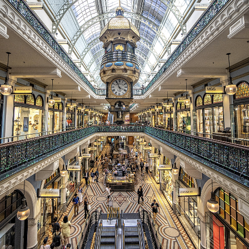 MUSE Photography Awards Platinum Winner - QVB: Shopping by Glenn Goldman