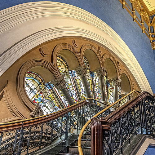 MUSE Photography Awards Gold Winner - QVB: Window in the Stairwell by Glenn Goldman