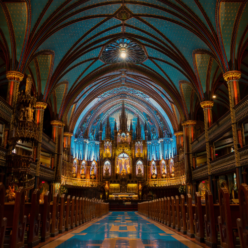 MUSE Photography Awards Category Winners of the Year Winner - Notre-Dame Basilica of Montreal by Chih Hsuan Hung 