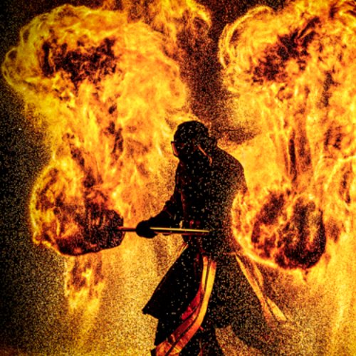 Big fire dance