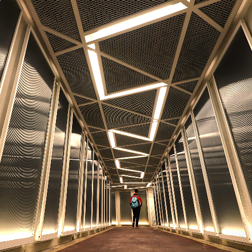 trendy underground tunnel