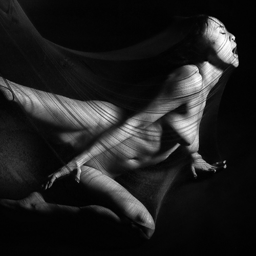 Award-winning photograph Naked in a cocoon by Eric Brunelle, 2026 MUSE Photography Awards Gold Winner