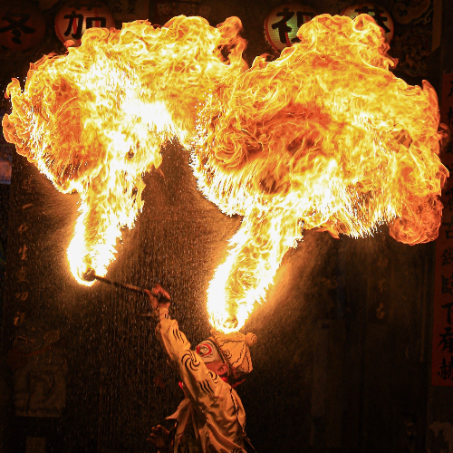 Award-winning photograph God of fire by HUANG CHENG-YU, 2026 MUSE Photography Awards Platinum Winner