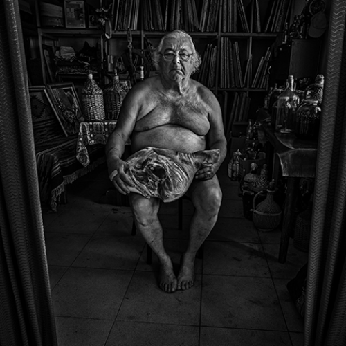 Award-winning photograph Behind the Curtains. by Michael Dorohovich, 2026 MUSE Photography Awards Platinum Winner