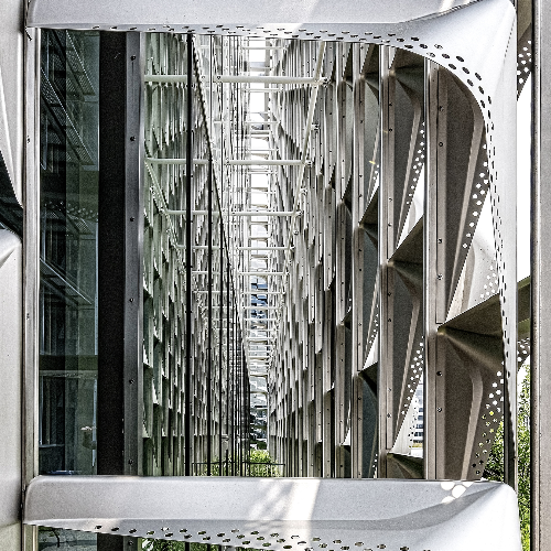 Award-winning photograph 150 Western Avenue: Between the Walls by Glenn Goldman, 2026 MUSE Photography Awards Silver Winner