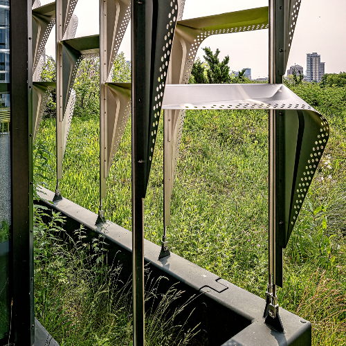 Award-winning photograph 150 Western Avenue: Looking through the Outer Wall by Glenn Goldman, 2026 MUSE Photography Awards Silver Winner