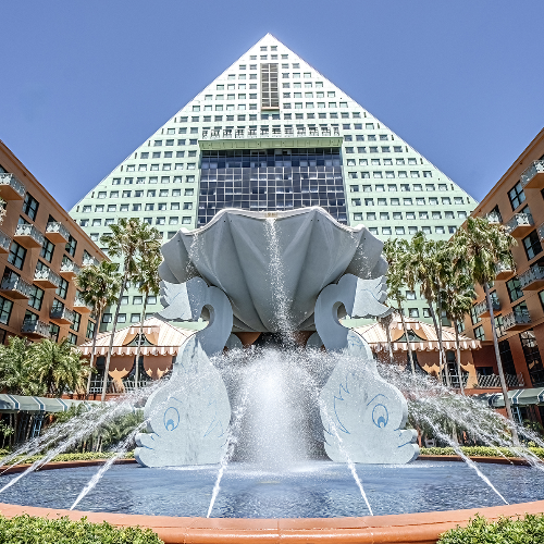 Award-winning photograph Disney Swan by Glenn Goldman, 2026 MUSE Photography Awards Gold Winner