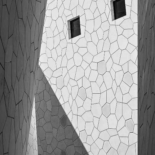 Award-winning photograph Mosaic Wall by Glenn Goldman, 2026 MUSE Photography Awards Silver Winner