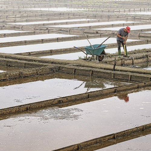 Award-winning photograph Working in the Salt Flats by Glenn Goldman, 2026 MUSE Photography Awards Silver Winner