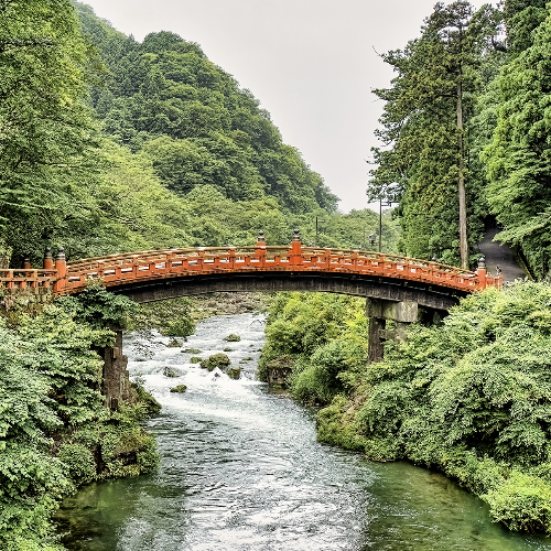Award-winning photograph Red Bridge by Glenn Goldman, 2026 MUSE Photography Awards Silver Winner