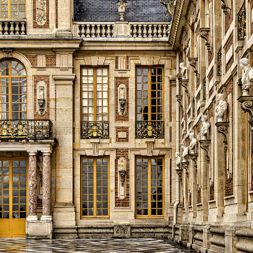 Award-winning photograph Versailles, Partial Facade by Glenn Goldman, 2026 MUSE Photography Awards Gold Winner