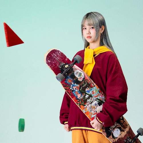 Award-winning photograph Crayon Shin-Chan on Longboard by Hoi Tat Chan, 2026 MUSE Photography Awards Gold Winner