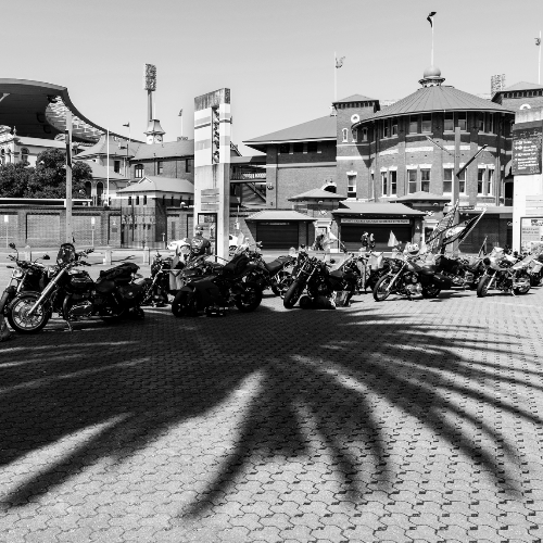 Award-winning photograph Dykes on Bikes Mardi Gras by Andrea Francolini, 2026 MUSE Photography Awards Gold Winner