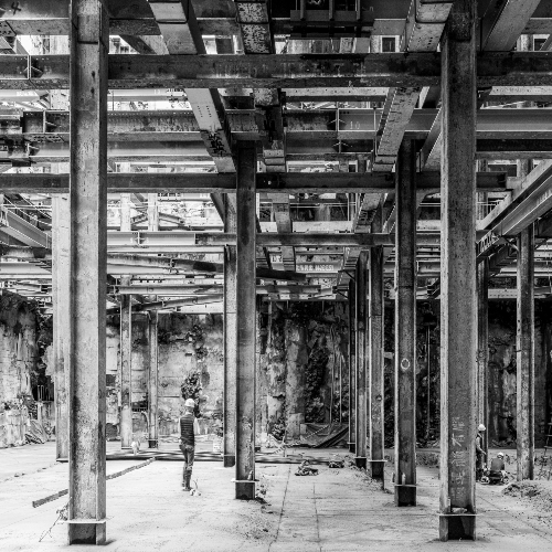 Award-winning photograph The Invisible Bedrock : The Steel Roots of the City by SHIH HUNG YANG, 2026 MUSE Photography Awards Gold Winner